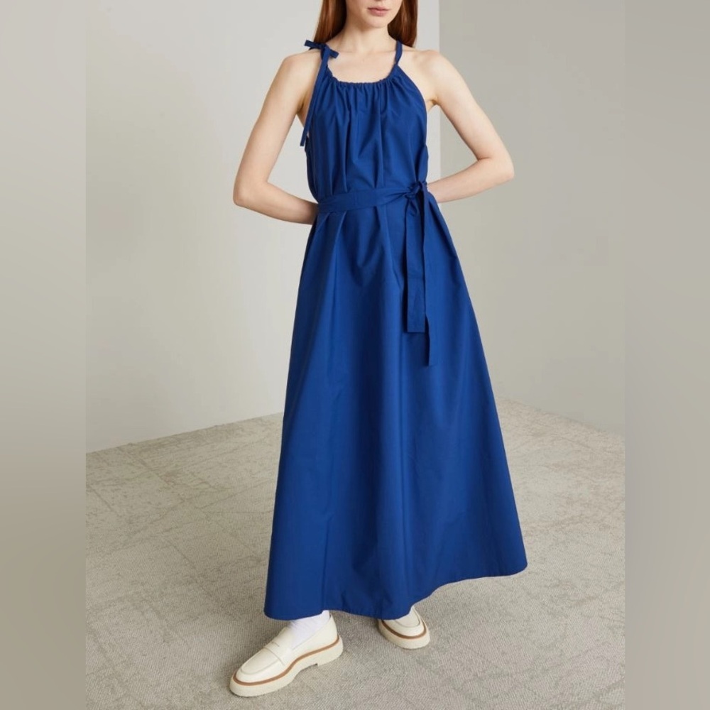 NWT SS24 Weekend Max Mara Blue Maxi Dress Size: Small US4 Holiday/ Vacation